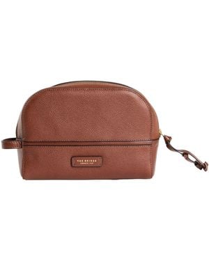 The Bridge Beauty Case Leather - Brown