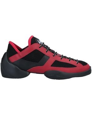 Giuseppe Zanotti Trainers Textile Fibres, Soft Leather - Red