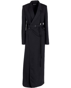 Ann Demeulemeester Mantel - Schwarz