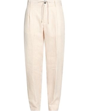 Eleventy Ivory Pants Linen - Natural