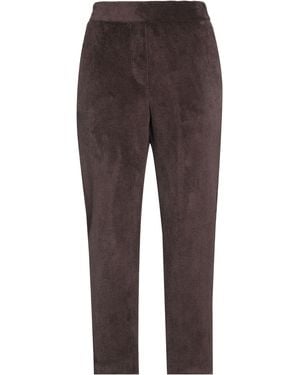 ALESSIA SANTI Trousers Polyester, Polyamide, Elastane - Brown