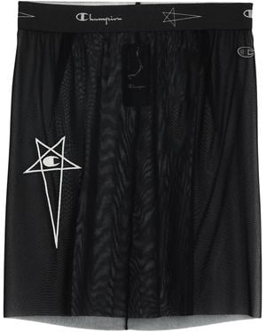 Rick Owens X Champion Mini Skirt Polyamide, Elastane - Black