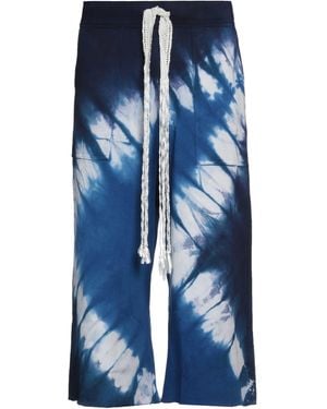 Wales Bonner Cropped Pants - Blue