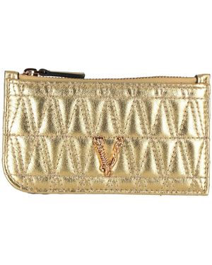Versace Cardholder Leather - Metallic