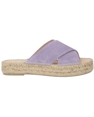 Manebí Lilac Espadrilles Leather - Purple