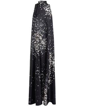 Alysi Chocolat Maxi Dress Silk - White