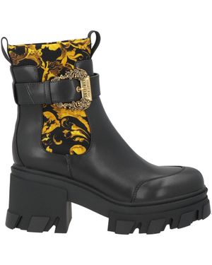Versace Jeans Couture Botines De Caña Alta - Negro