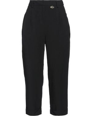 CafeNoir Pants Viscose, Linen - Black