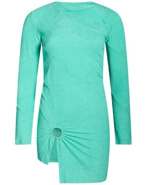 ME FUI Mini Dress Polyester, Nylon, Elastane - Green
