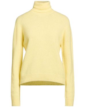 Roberto Collina Turtleneck Cashmere, Silk, Polyester - Yellow