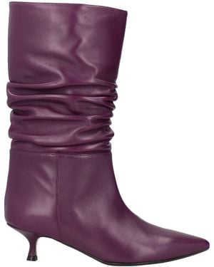 Anna F. Boot Leather - Purple