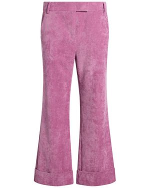 Marella Fuchsia Pants Polyester, Polyamide, Elastane - Pink