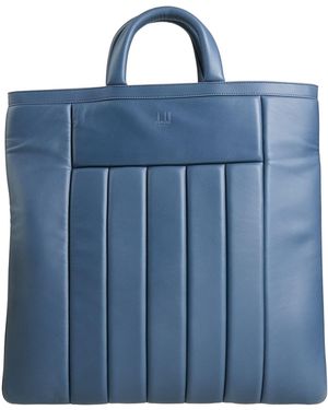 dunhill Slate Handbag Leather - Blue