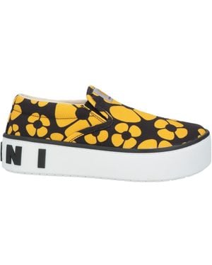 Marni Trainers Textile Fibres - Yellow