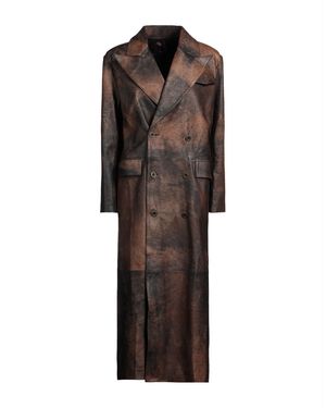 BAIA Coat Leather - Brown