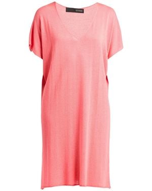 Messagerie Mini Dress Viscose, Linen, Cotton - Pink
