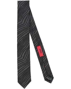 BOSS Ties & Bow Ties Viscose, Seacell - Gray