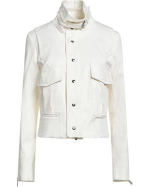 Barbara Bui Jacket Cotton, Tencel, Elastane - White