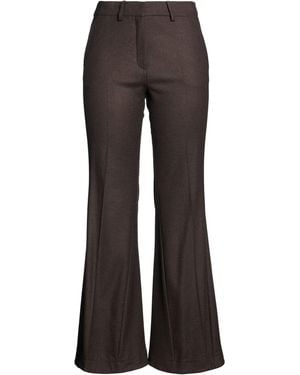Alysi Dark Pants Viscose, Wool, Polyester, Elastane - Gray