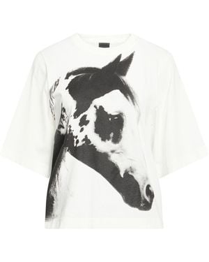 REIMAGINE PINKO x PATRICK MCDOWELL T-Shirts - White