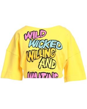 Jeremy Scott Sweatshirt Cotton, Elastane - Yellow