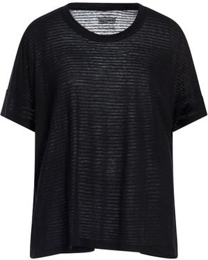 Bomboogie T-Shirt Viscose, Linen - Black