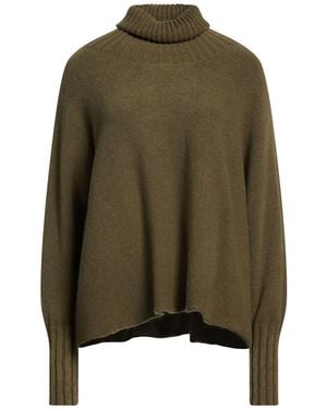 Manila Grace Turtleneck Viscose, Polyester, Polyamide - Green
