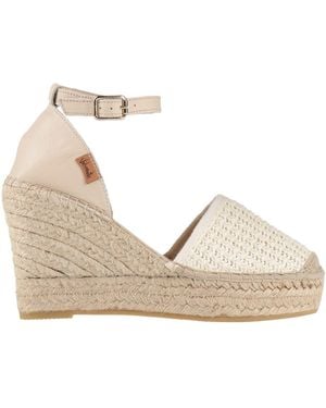 Vidorreta Espadrilles Leather, Textile Fibers - Natural