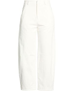 Tela Trousers Cotton, Elastane - White