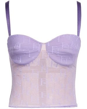 Elisabetta Franchi Tops - Purple