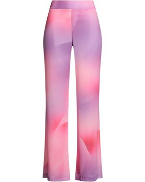 Siste's Capsule Fuchsia Pants Polyester - Pink