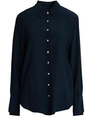 120% Lino Shirt Silk - Blue