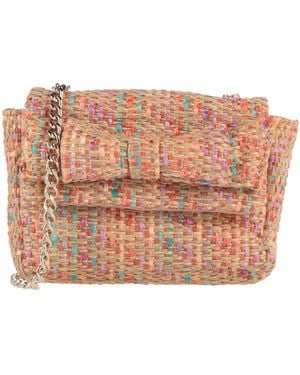 Red(V) Cross-body Bag - Pink