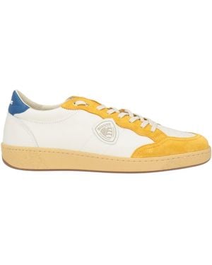 Blauer Sneakers - Yellow
