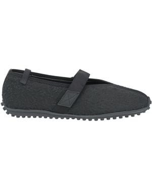Cecilie Bahnsen Ballet Flats Textile Fibres - Black
