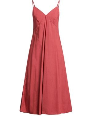 Officine Generale Midi Dresses - Red