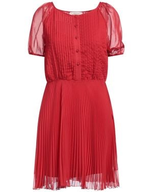 Anna Molinari Mini Dress Polyester - Red