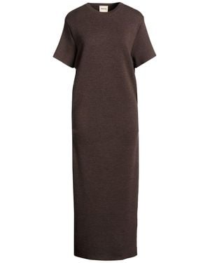 KHAITE Midi Dress Wool, Polyamide - Brown
