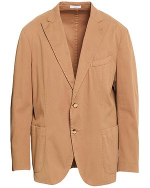 Boglioli Camel Blazer Cotton, Elastane - Brown