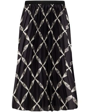 Relish Midi Skirt Polyester - Black