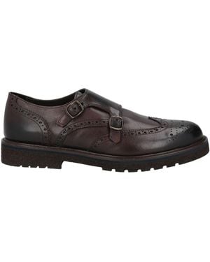Marechiaro 1962 Monk Strap Leather Loafers - Brown