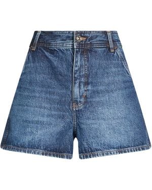 FRAME The Dockside Short Denim Shorts Cotton - Blue