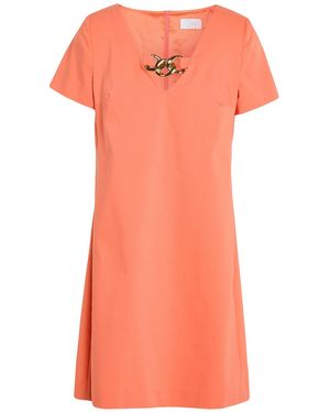 Clips More Mini Dress Cotton, Polyester, Elastane - Orange
