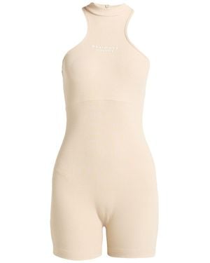 Pharmacy Industry Playsuit Cotton, Elastane - Natural