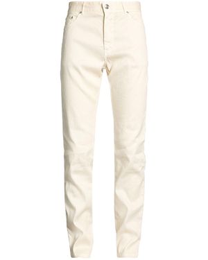 120% Lino Trousers Linen, Cotton, Elastane - Natural