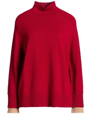 QUILISIA Brick Turtleneck Wool, Cashmere - Red