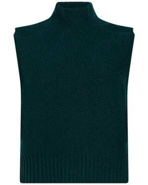 Roberto Collina Deep Turtleneck Merino Wool - Green