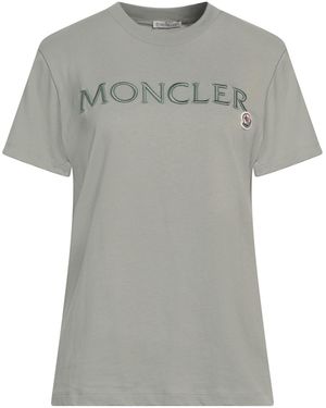 Moncler T-Shirt Cotton - Grey