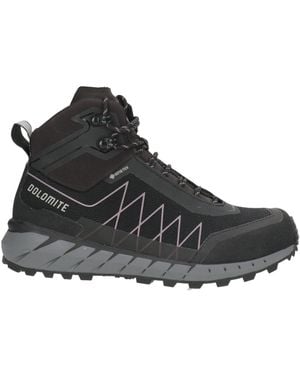 Dolomite Ankle Boots Textile Fibers, Synthetic Material - Black