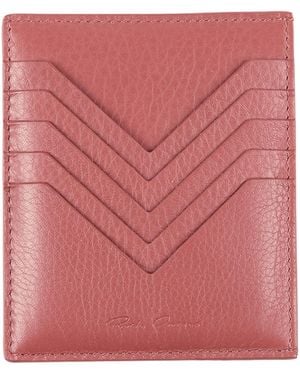 Rick Owens Cardholder Leather - Pink